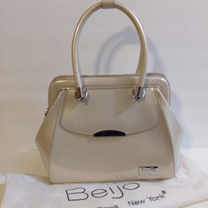 Beijo Bags Large Winter White Handbag/Purse